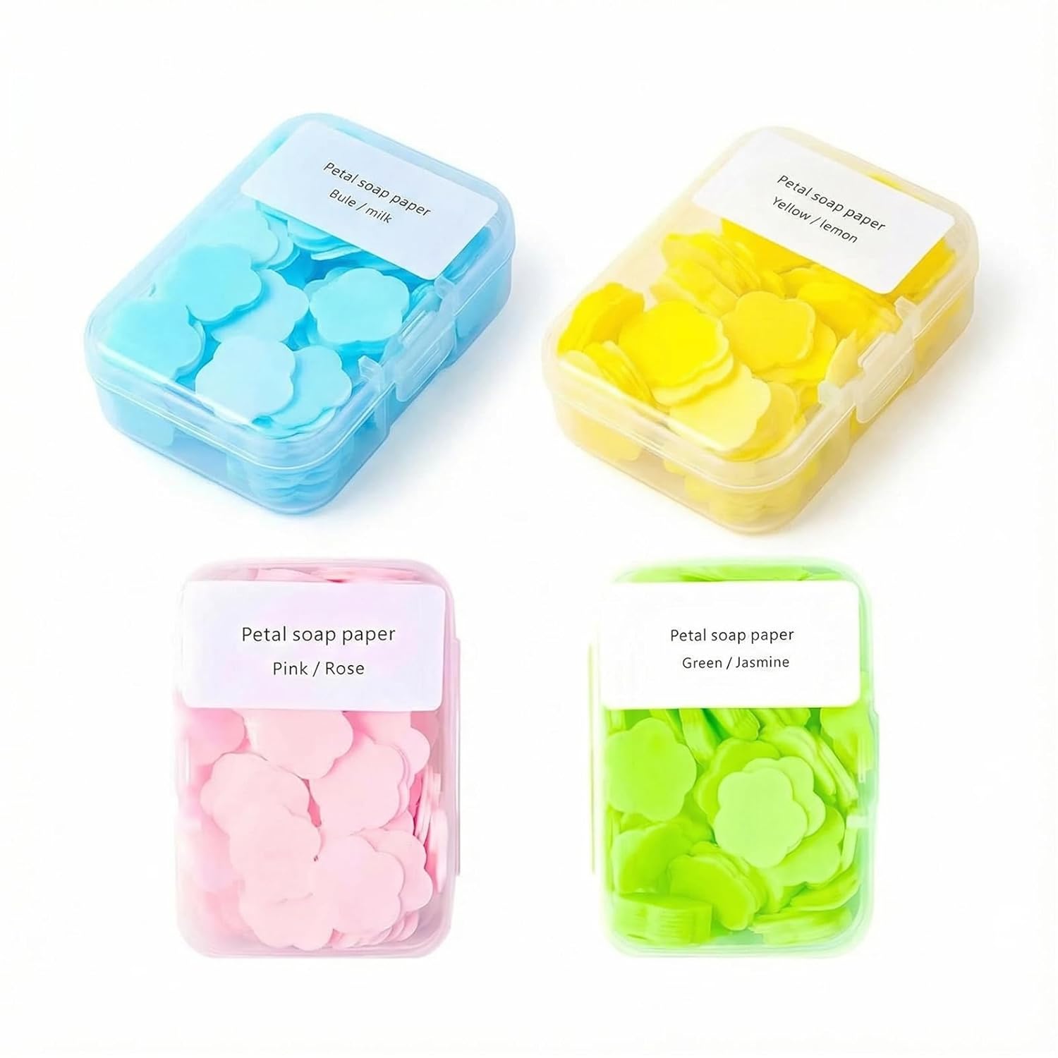 Biodegradable Soap Camp - 4 Scented Mini Disposable Hand Wash