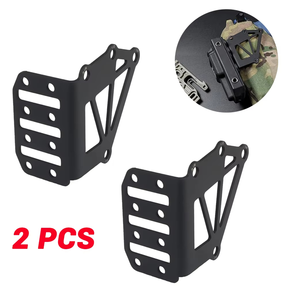 Camping Cooking Disc - 2pcs Holster Adapter Platform Stainless Steel