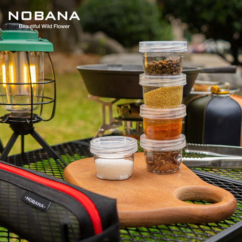 Camping Cooking Container - NOBANA Portable Travel Camping Spice Kit