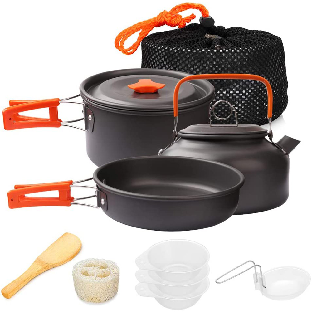 Camping Cooking Container - 1pcs/1set Camping Cookware Kit Outdoor Cooking