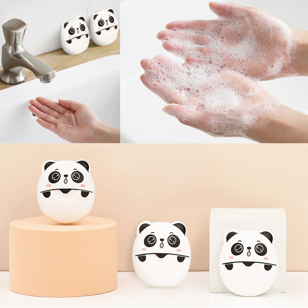 Biodegradable Soap Camp - 50pcs/box Panda Soap Flakes Fragrant Portable