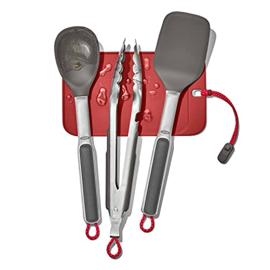 Camping Cooking Set - Outdoor 4-Piece Camp Stove Cooking Set: