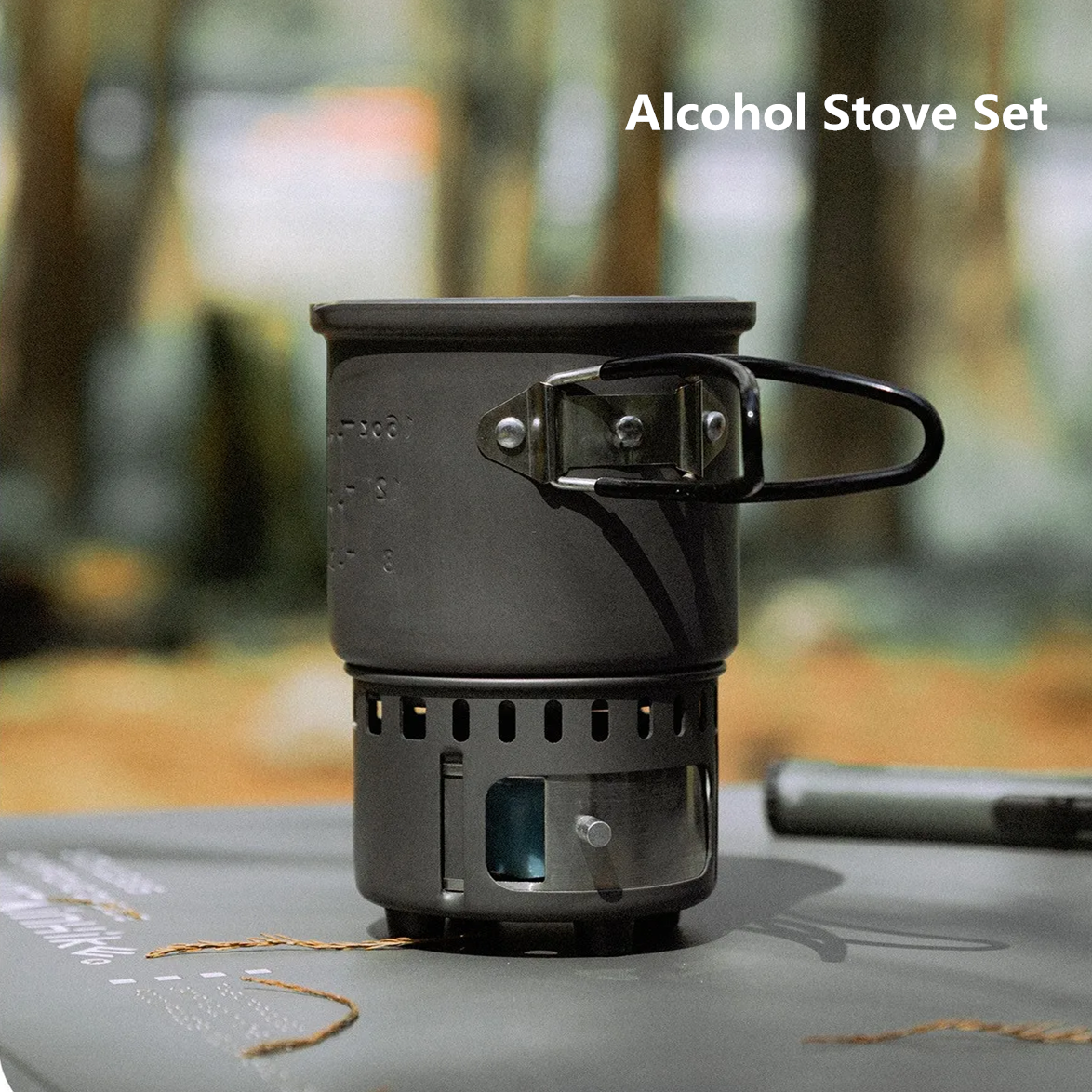 Camping Cooking One Pot - MOUNTAINHIKER New Outdoor Camping Alcohol Stove