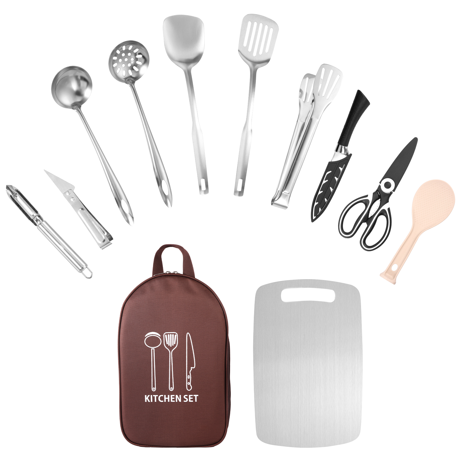Camping Cooking Set Jetboil - 12Pcs Cooking Utensils Set Portable Camping
