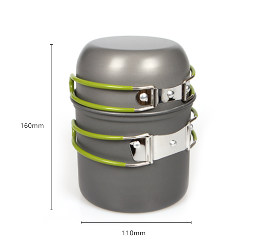 Ultralight Camping Pot Set: Ca - Camping Cooking Set ulasan dan harga