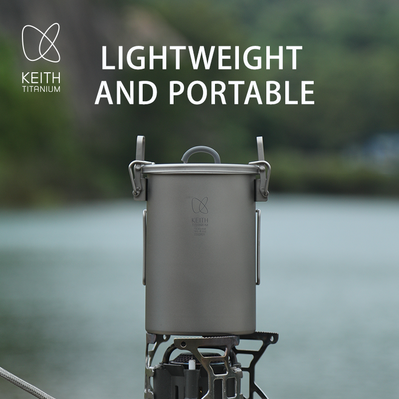KEITH Pure Titanium Rice Cooke - Camping Cooking Set ulasan dan harga