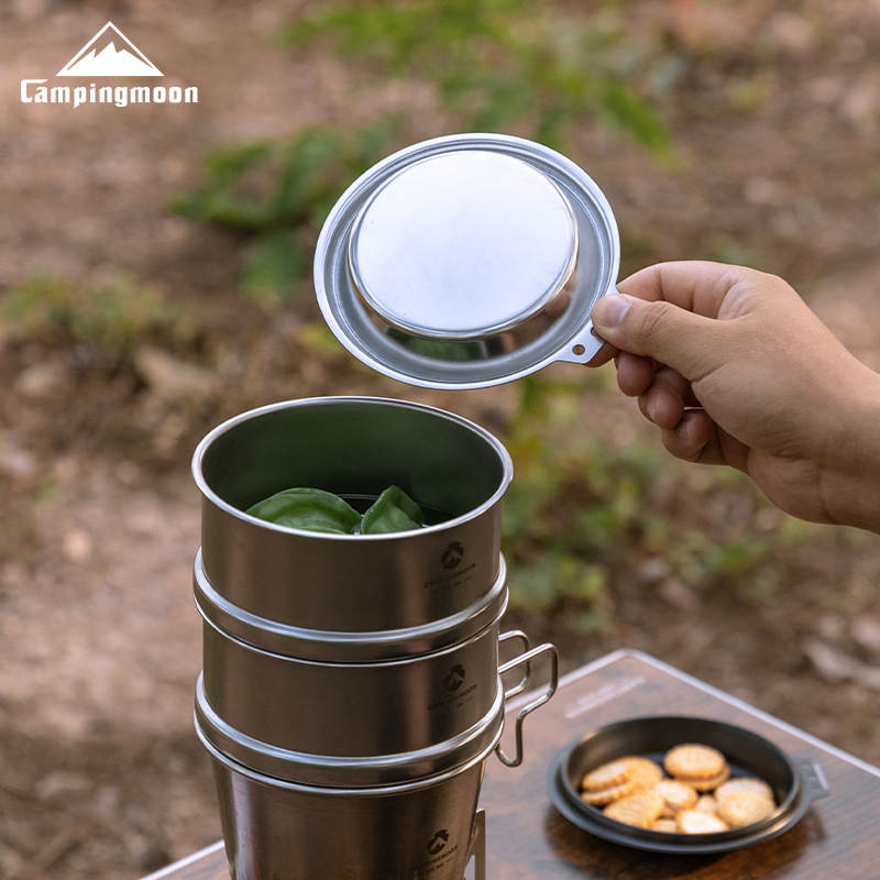 CAMPINGMOON S-SD Stainless Ste - Camping Cooking Snow ulasan dan harga