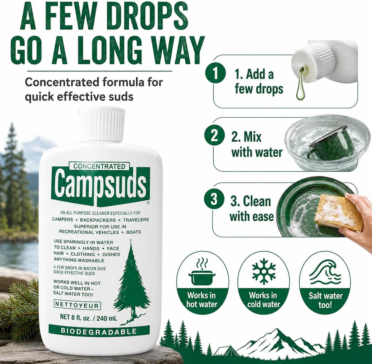 Biodegradable Camp Soap for Di - Biodegradable Soap Camp ulasan dan harga