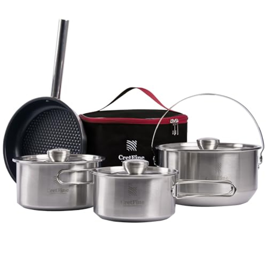 CampPro Camp Cooking Set for 4 - Camping Cooking Set ulasan dan harga