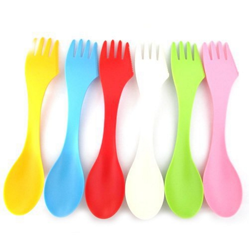 6PCS 3-in-1 Camp Utensils Set  - Camping Cooking And Cutlery Set ulasan dan harga