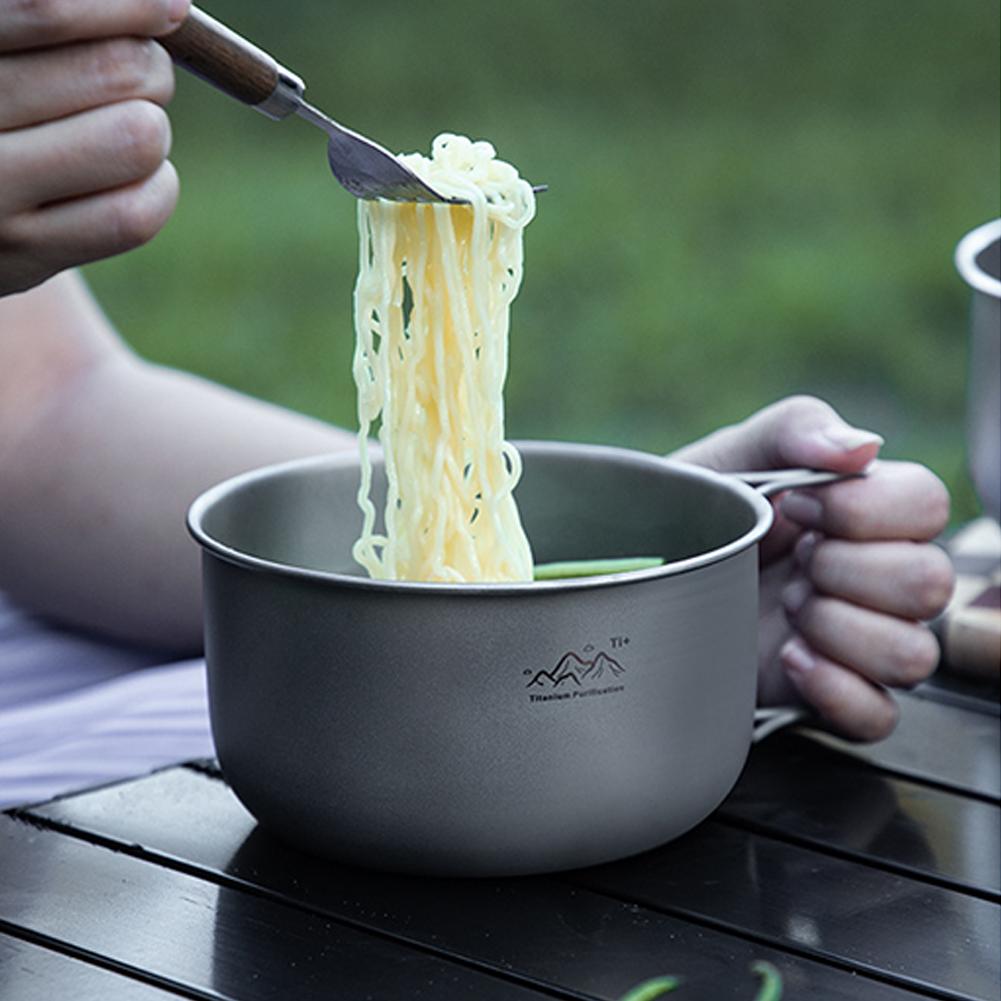Ultralight Titanium Camping Po - Camping Cooking Cylinder ulasan dan harga