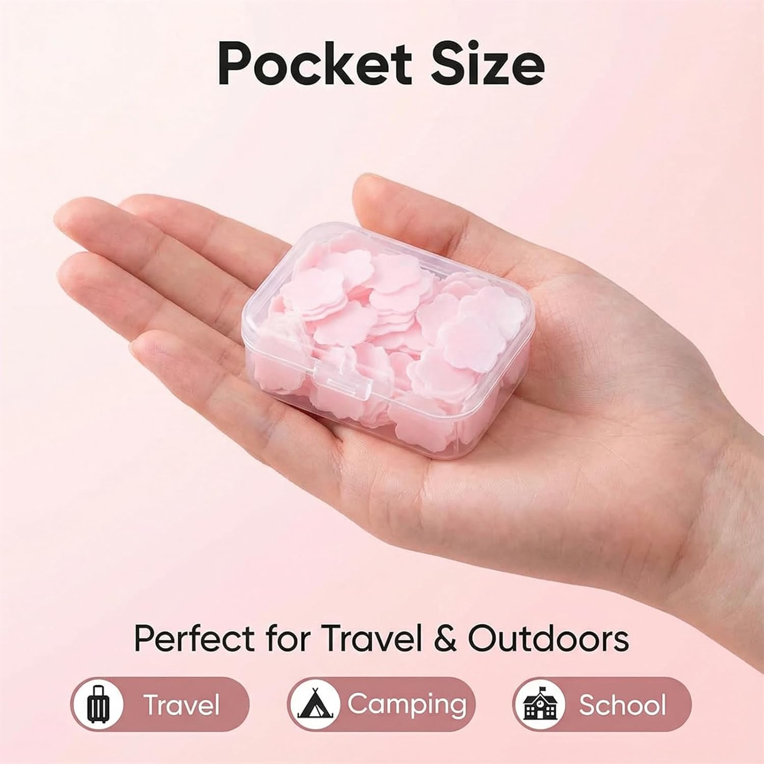 4 Scented Mini Disposable Hand - Biodegradable Soap Camp ulasan dan harga