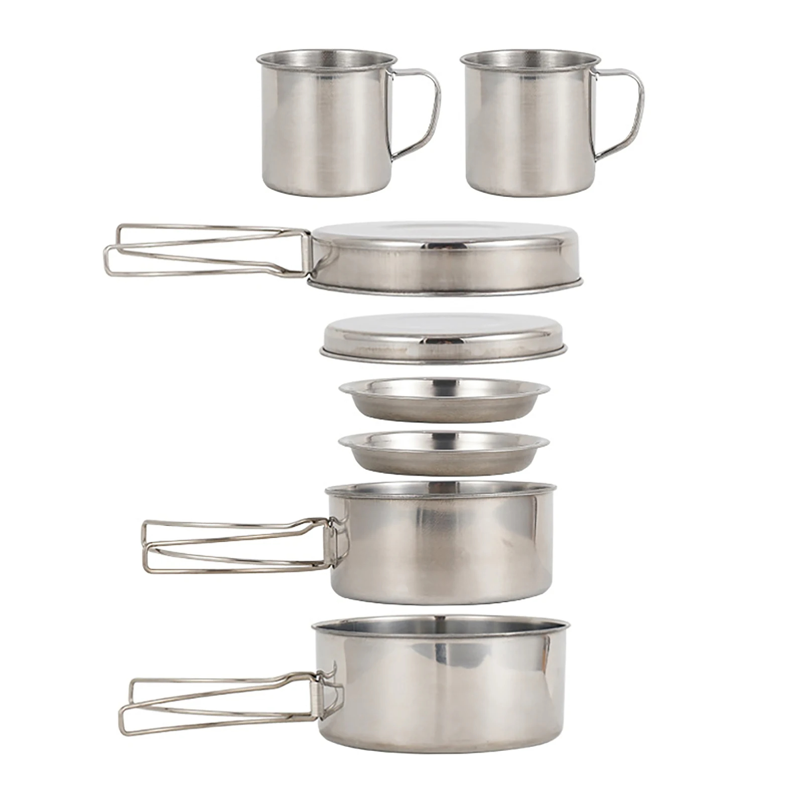 8pcs/Set Camping Cookware Mess - Camping Cooking Disc ulasan dan harga