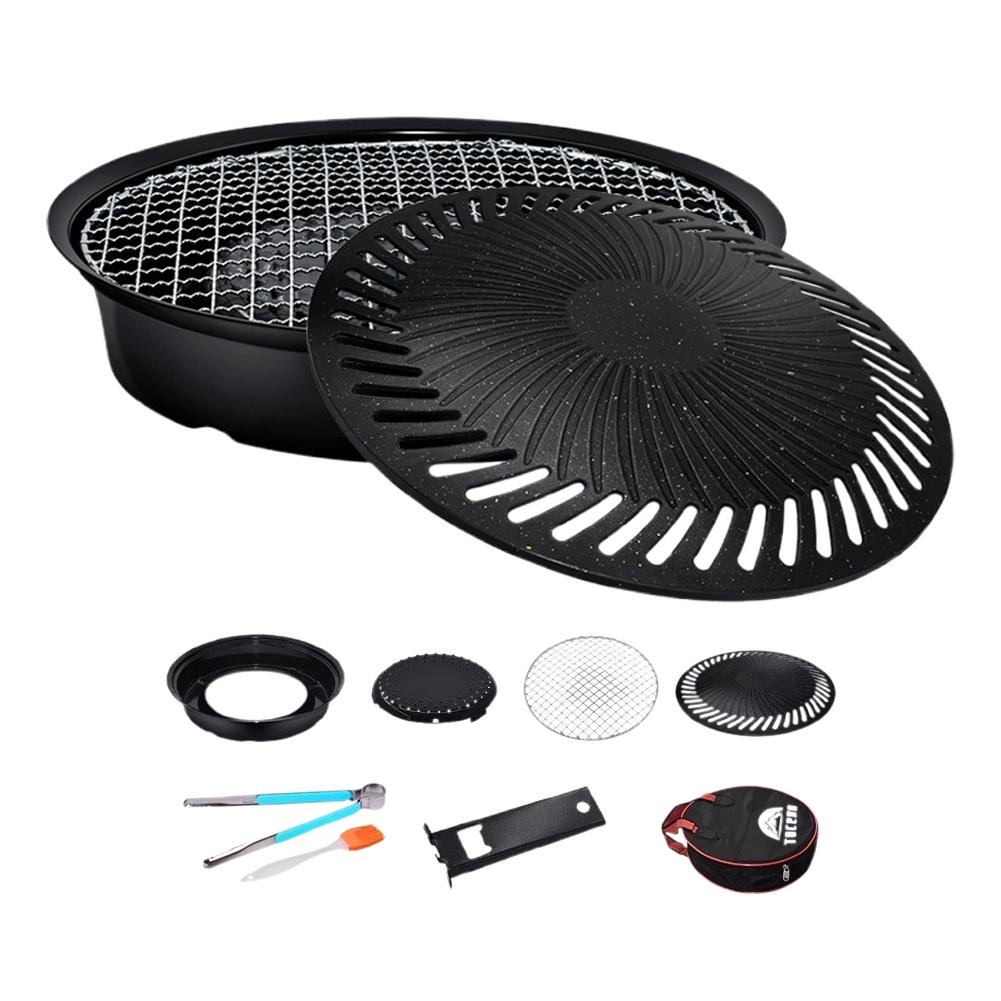 Korean Smokeless Barbecue Gril - Camping Cooking Disc ulasan dan harga