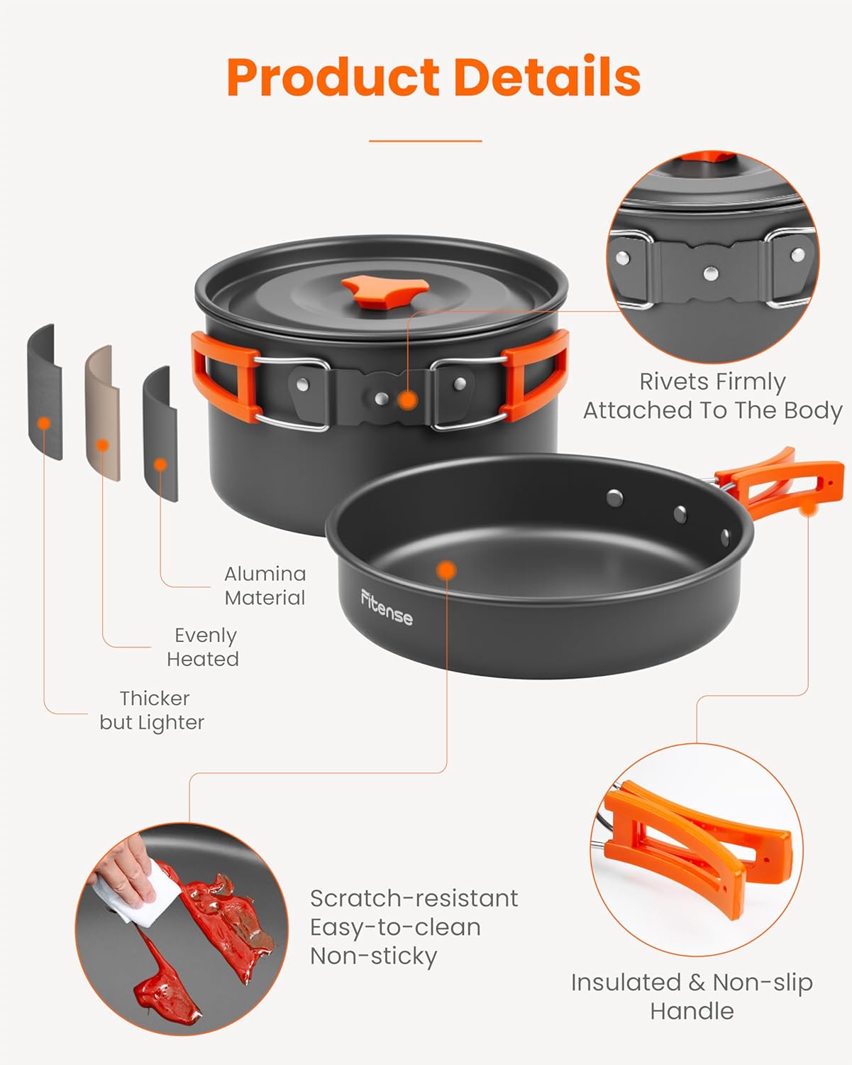 21Pcs Camping Cookware Mess Ki - Camping Cooking Mess Kit ulasan dan harga