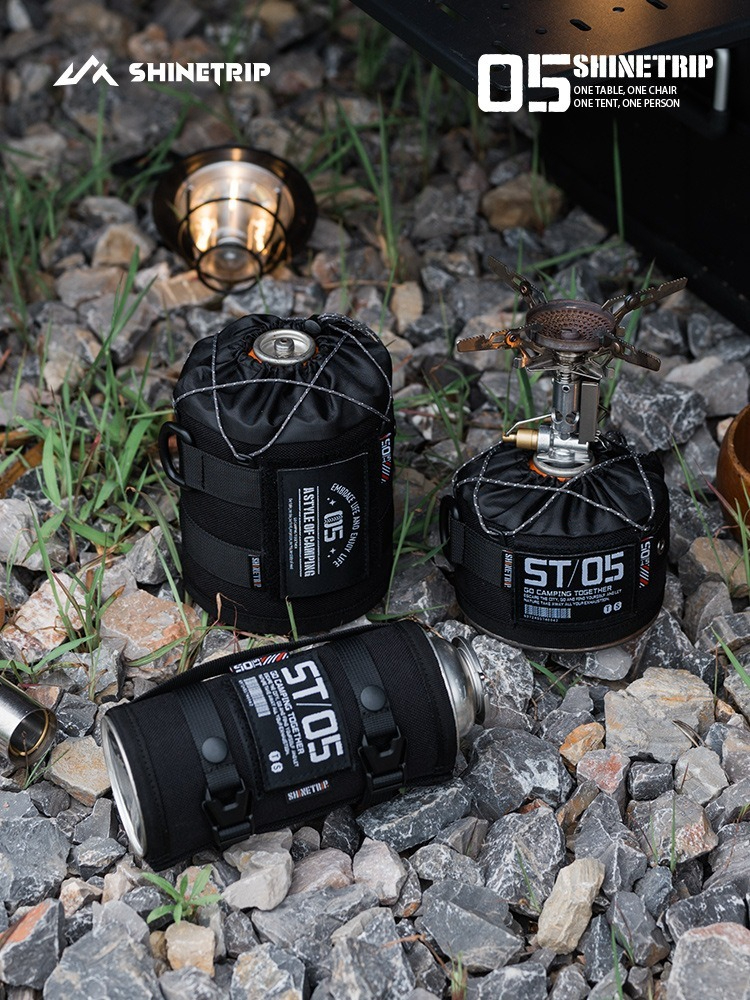 Blackened Gas Cylinder Protect - Camping Cooking Jet ulasan dan harga