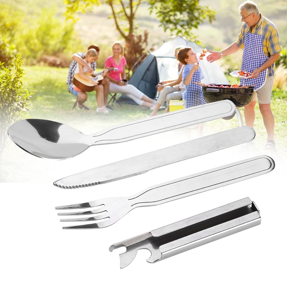Camping Tableware Portable Tab - Camping Cooking And Cutlery Set ulasan dan harga
