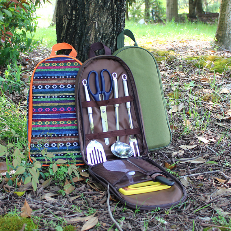 7pcs Camping Kitchen Utensil S - Camping Cooking Container ulasan dan harga