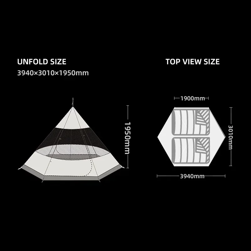 For New Pyramid Tent With Snow - Camping Cooking Snow ulasan dan harga