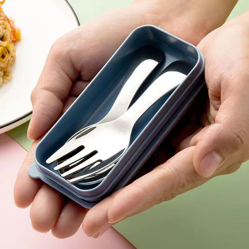 Mini Portable Spoon Fork Table - Camping Cooking Set ulasan dan harga