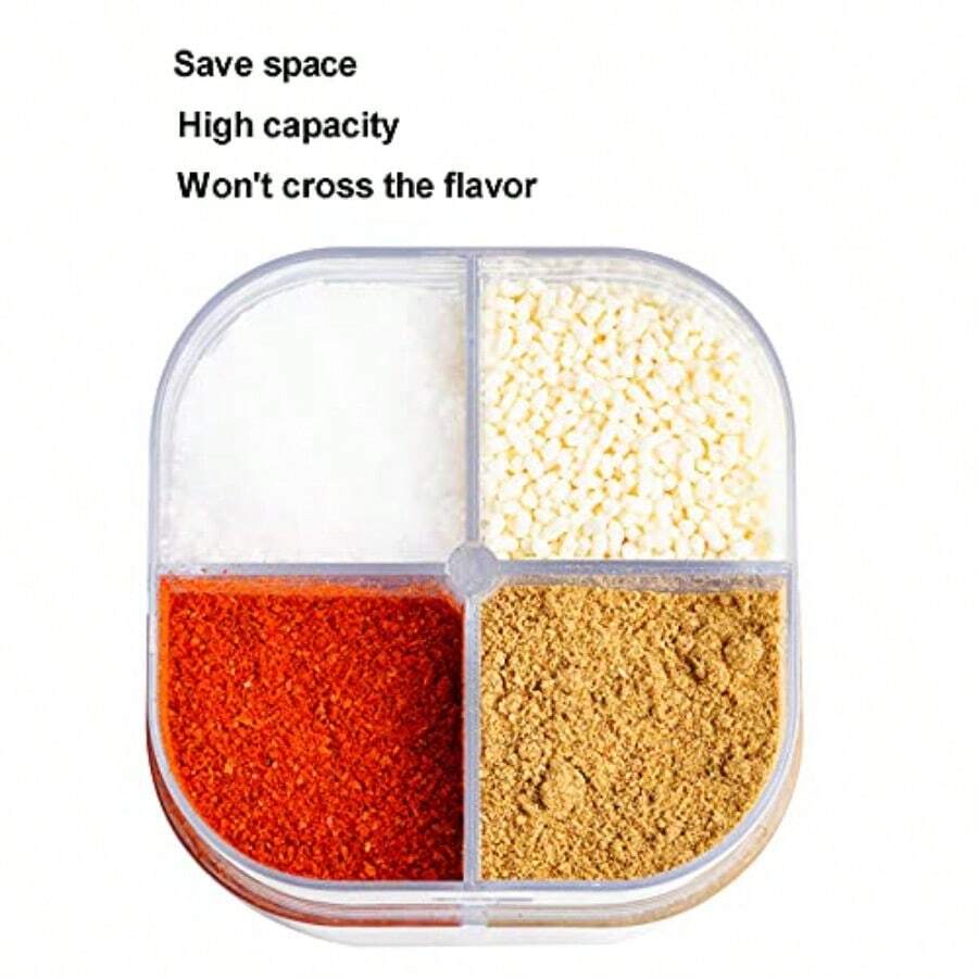 2 Pack 4 In 1 Spice Container  - Camping Cooking Container ulasan dan harga