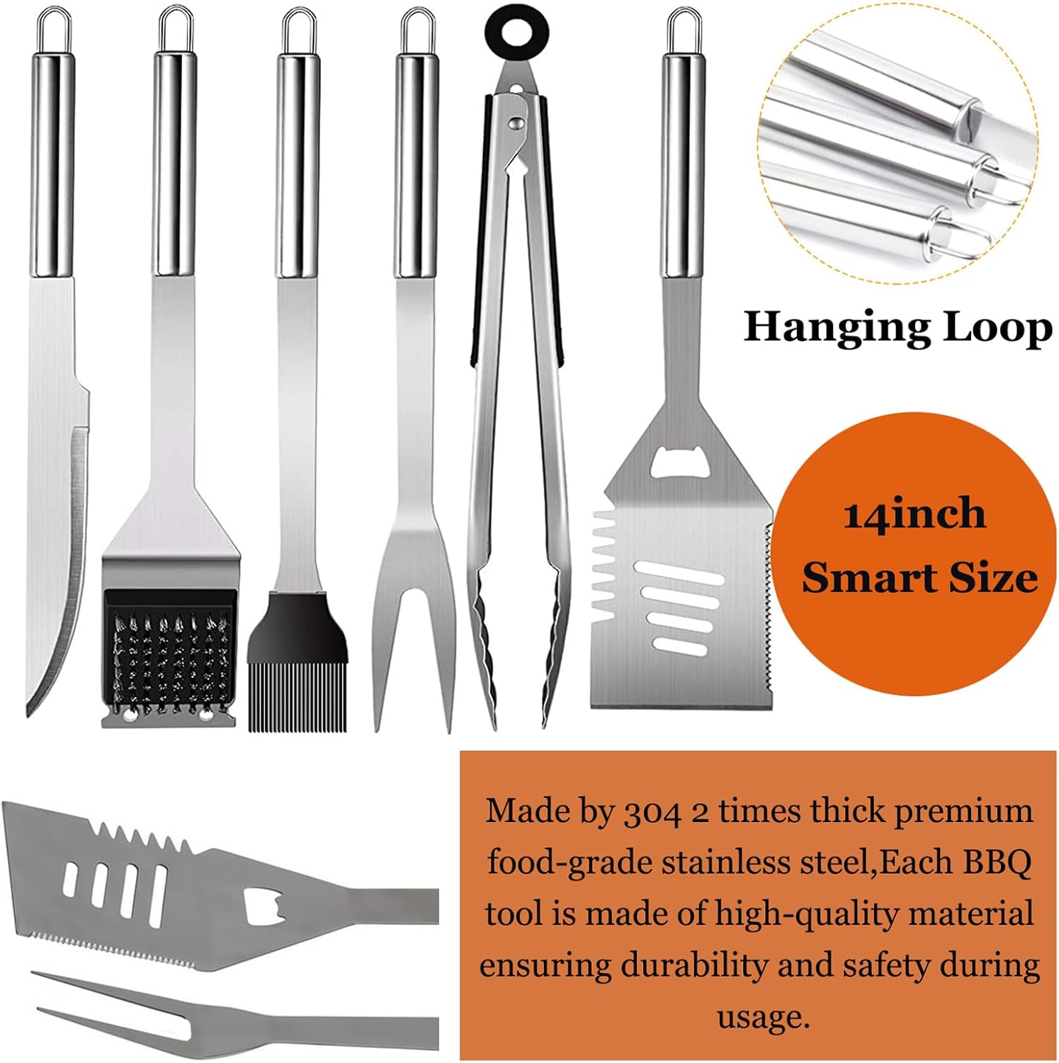 Grill Set with Apron for Men,  - Camping Cooking Set ulasan dan harga