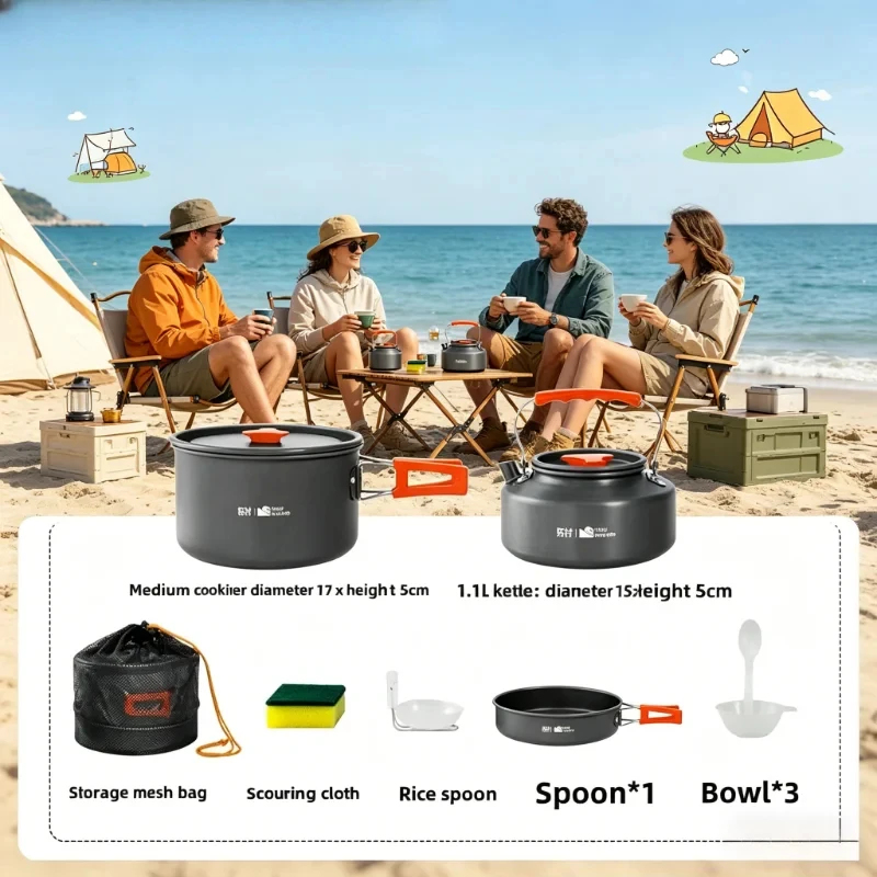 Camping Cookware Set Outdoor P - Camping Cooking Set Jetboil ulasan dan harga