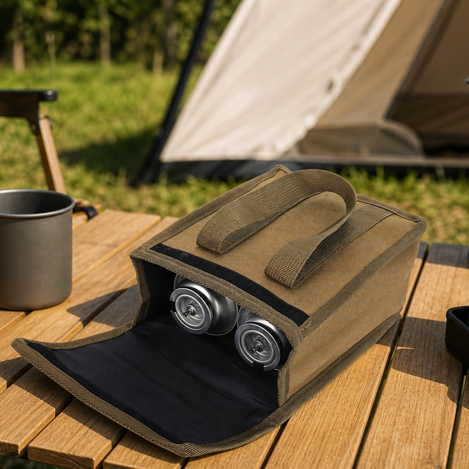 Oxford Cloth Gas Cylinder Stor - Camping Cooking Cylinder ulasan dan harga