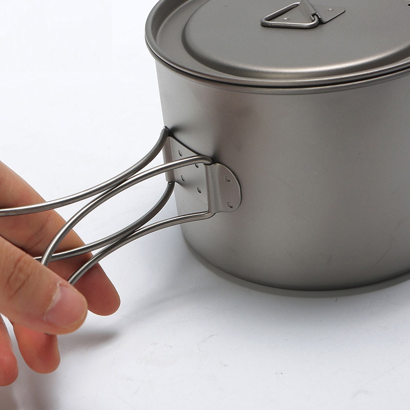 Outdoor Picnic Titanium Cookin - Camping Cooking Set ulasan dan harga