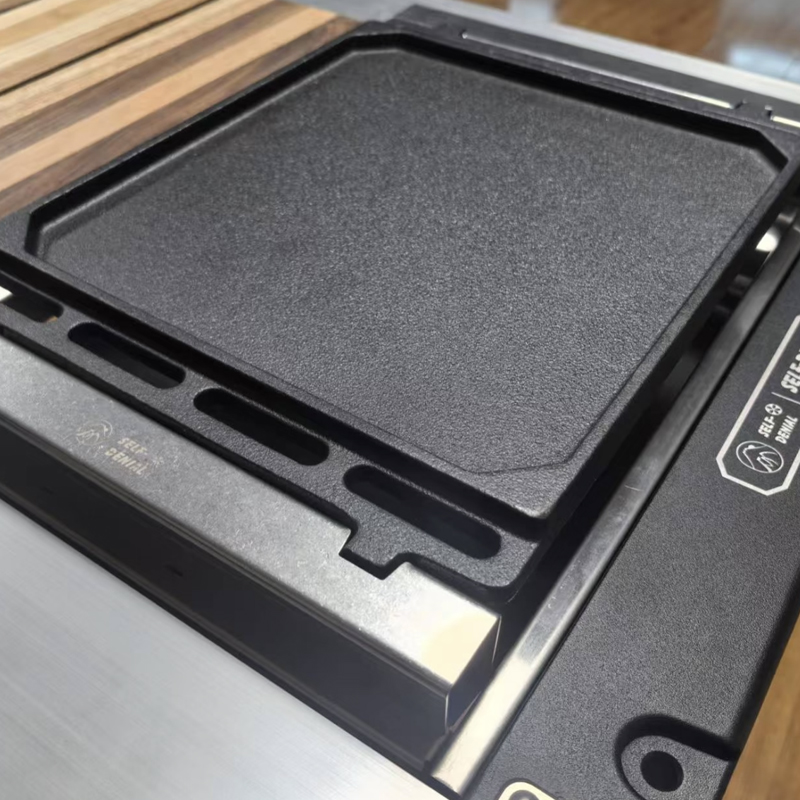 Outdoor Barbecue Grill Plate f - Camping Cooking Disc ulasan dan harga