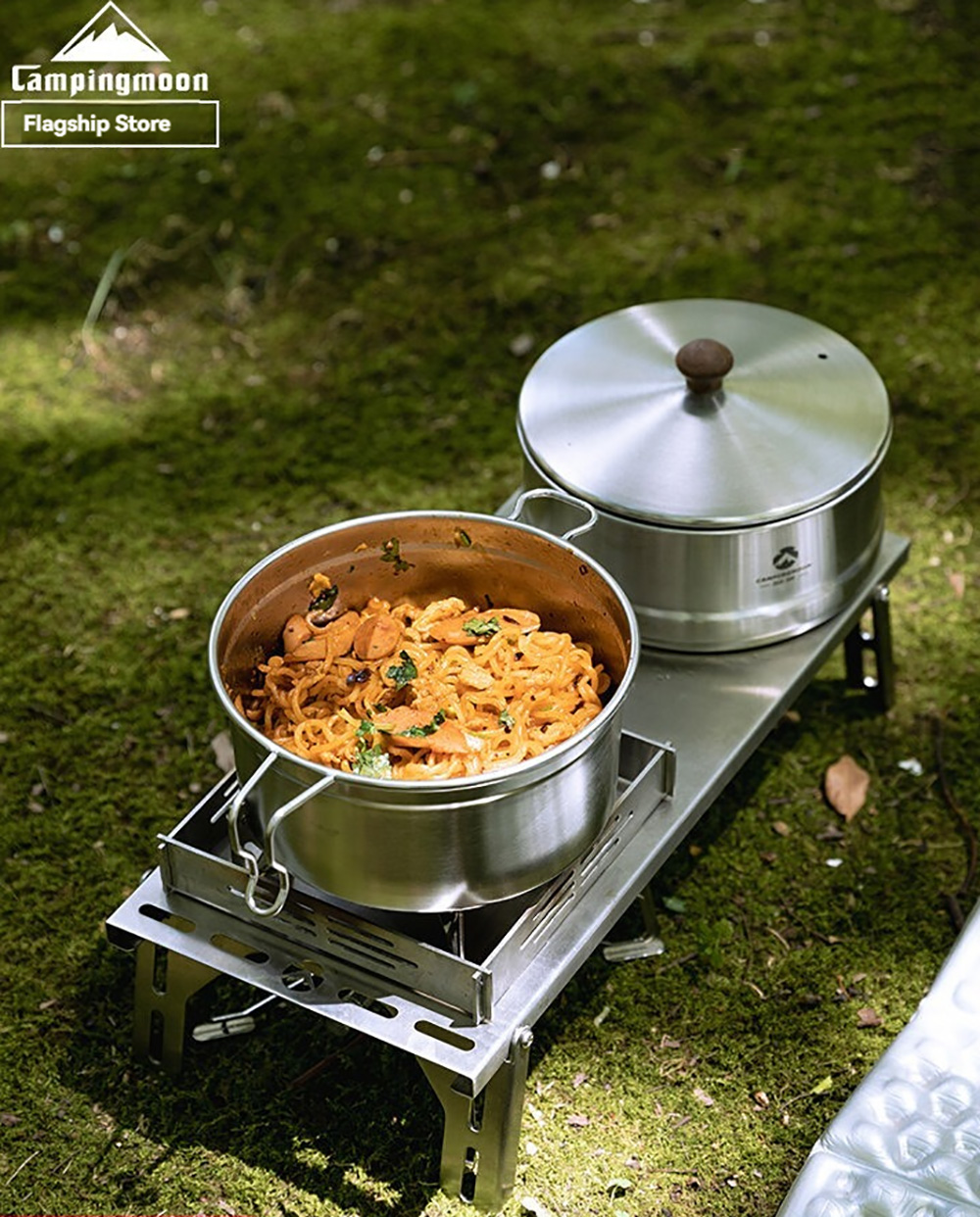 Hiking lightweight pot set for - Camping Cooking Snow ulasan dan harga