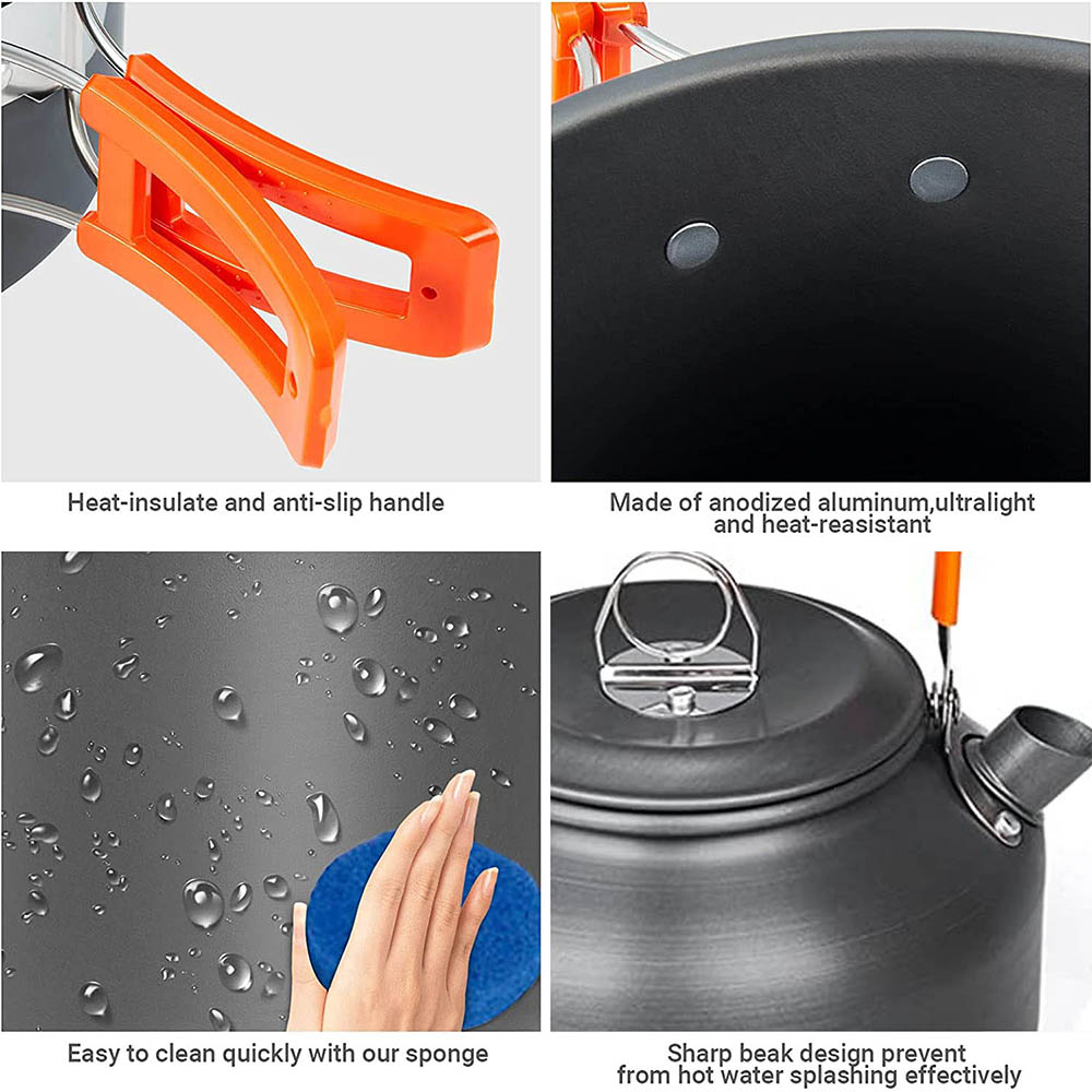 1pcs/1set Camping Cookware Kit - Camping Cooking Container ulasan dan harga