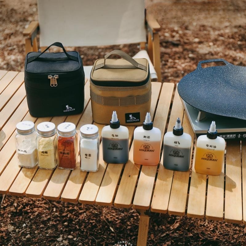 12Pcs/set Outdoor Seasoning Bo - Camping Cooking Container ulasan dan harga