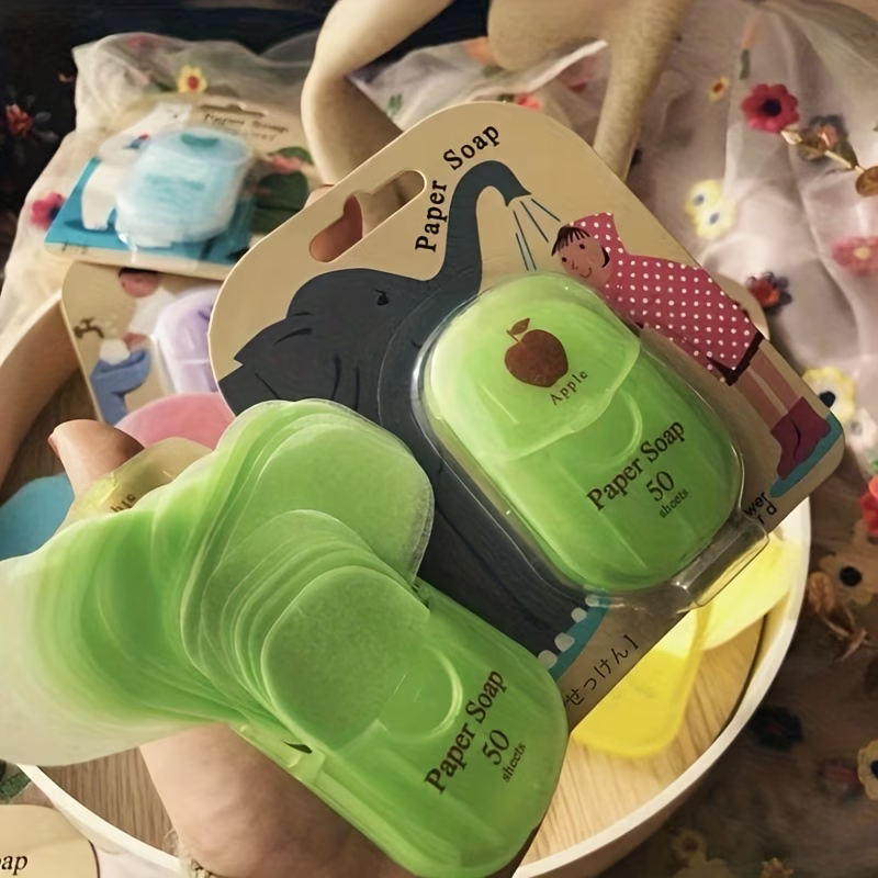 50Pcs Lavender Portable Soap S - Biodegradable Soap Camp ulasan dan harga