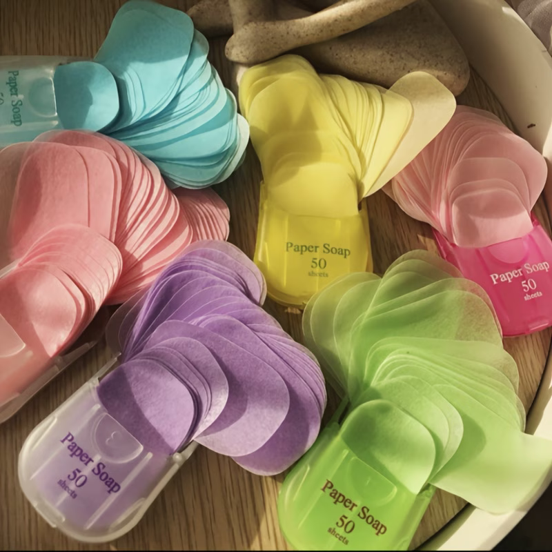 50Pcs Lavender Portable Soap S - Biodegradable Soap Camp ulasan dan harga