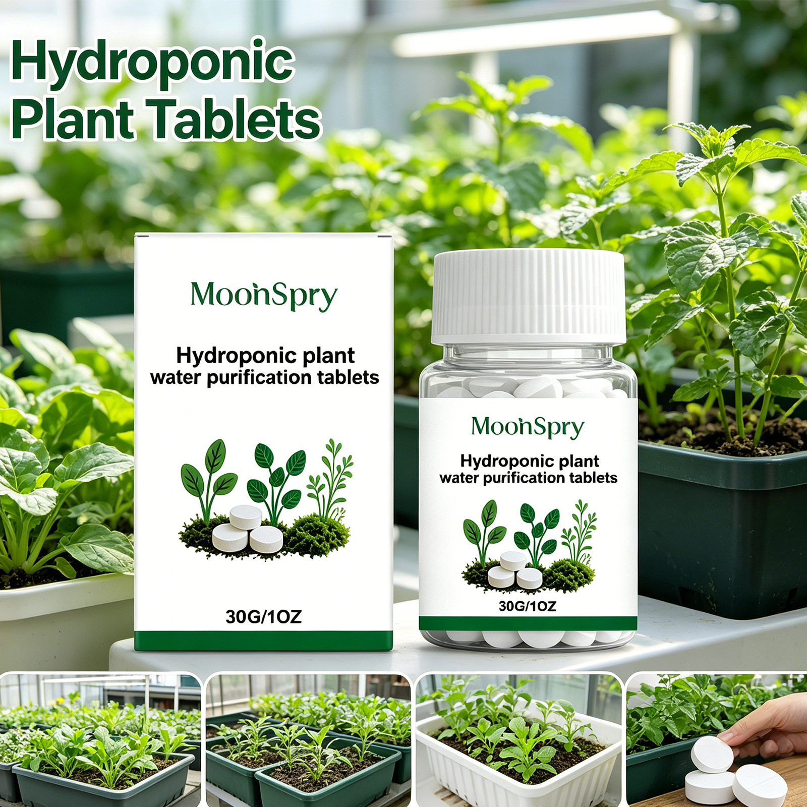 Moonspry Hydroponic Water Puri - Water Purification Tablet ulasan dan harga