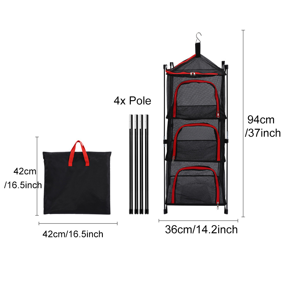 Camping Storage Drying Net 3 L - Camping Cooking Disc ulasan dan harga