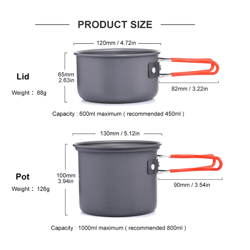 Widesea Ultralight Camping Coo - Camping Cooking Disc ulasan dan harga