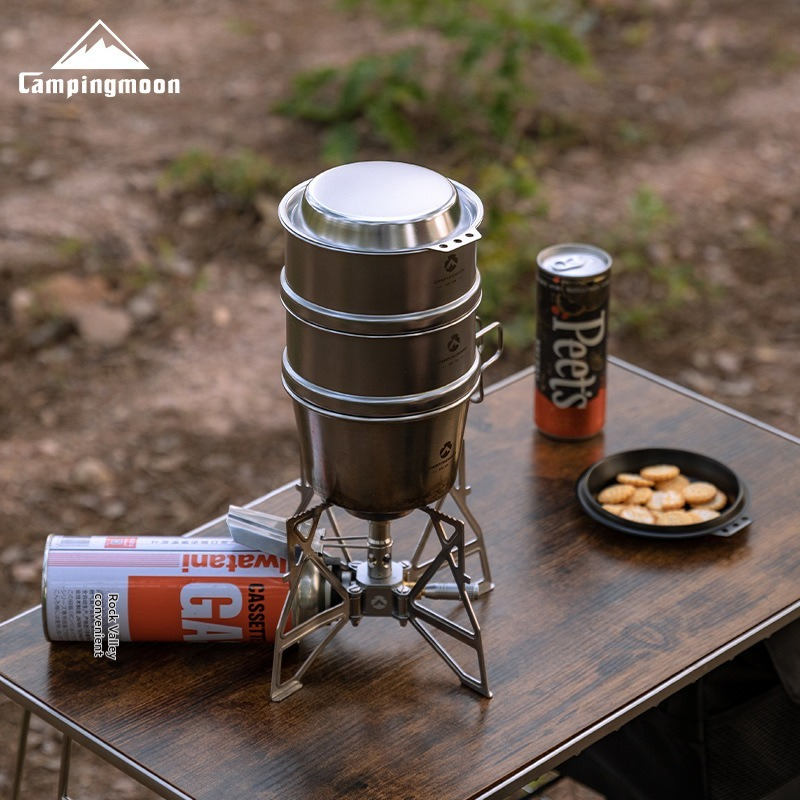 CAMPINGMOON S-SD Stainless Ste - Camping Cooking Snow ulasan dan harga