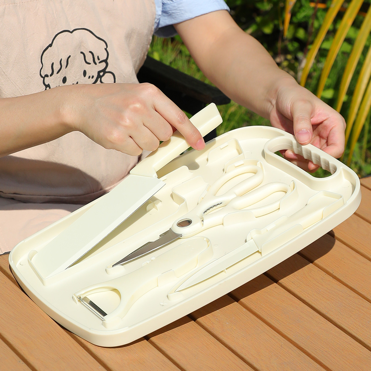 Portable Outdoor Picnic Set Kn - Camping Cooking Container ulasan dan harga