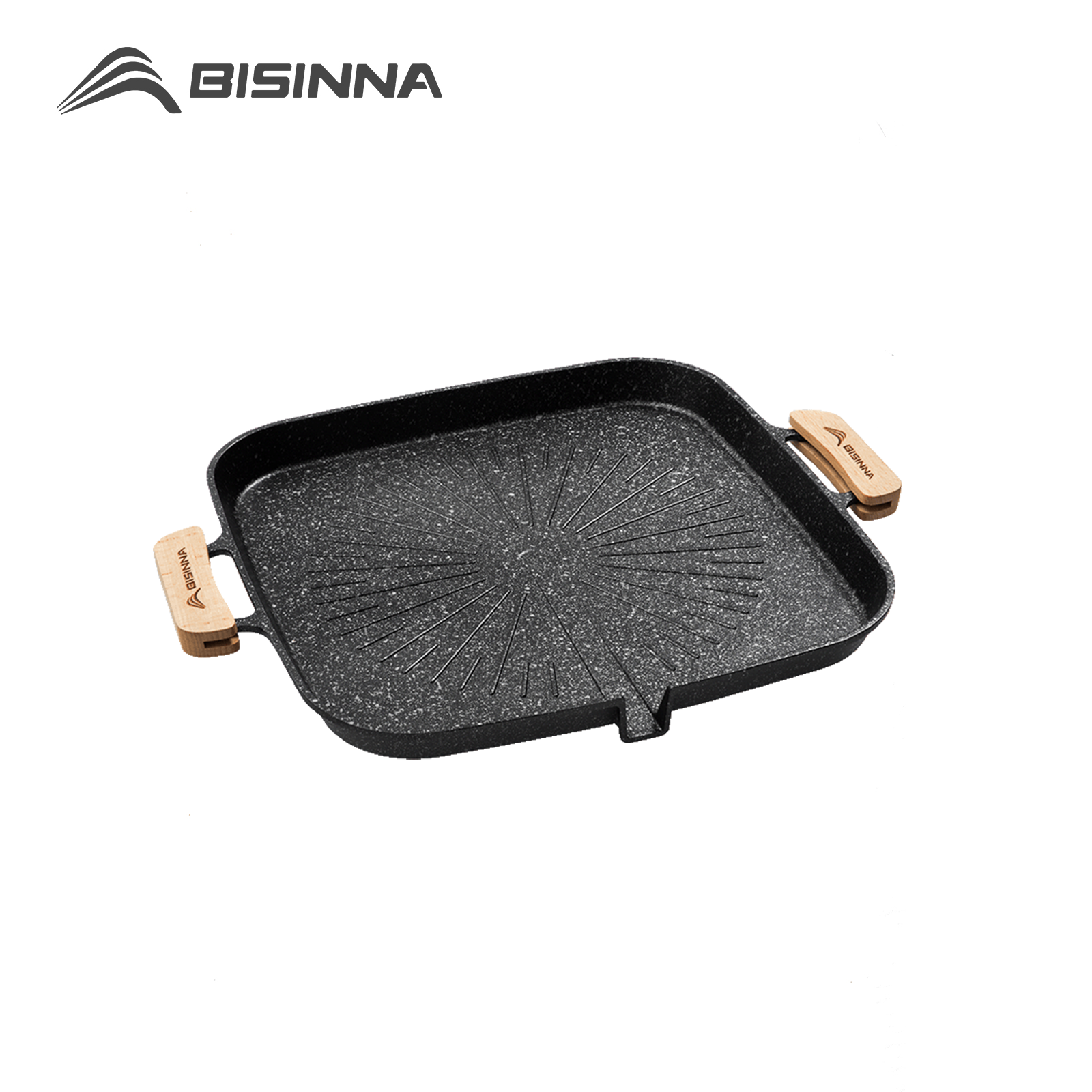 BISINNA Square BBQ Grill Pan N - Camping Cooking Disc ulasan dan harga