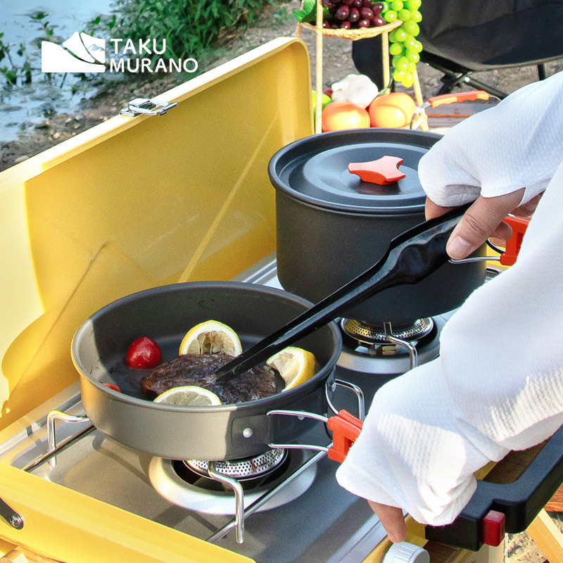 Camping Cookware Set Outdoor C - Camping Cooking Container ulasan dan harga