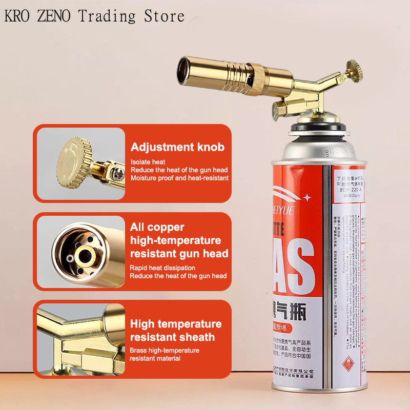 🔝Portable Welding Gas Torch Fl - Camping Cooking Jet ulasan dan harga