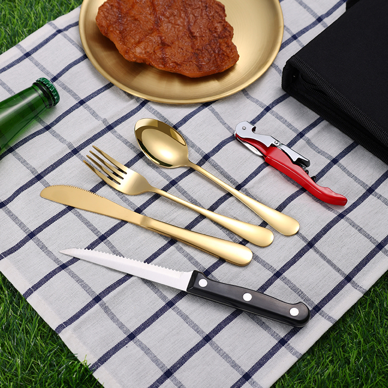 10Pcs Camping Tableware Set 30 - Camping Cooking Set ulasan dan harga