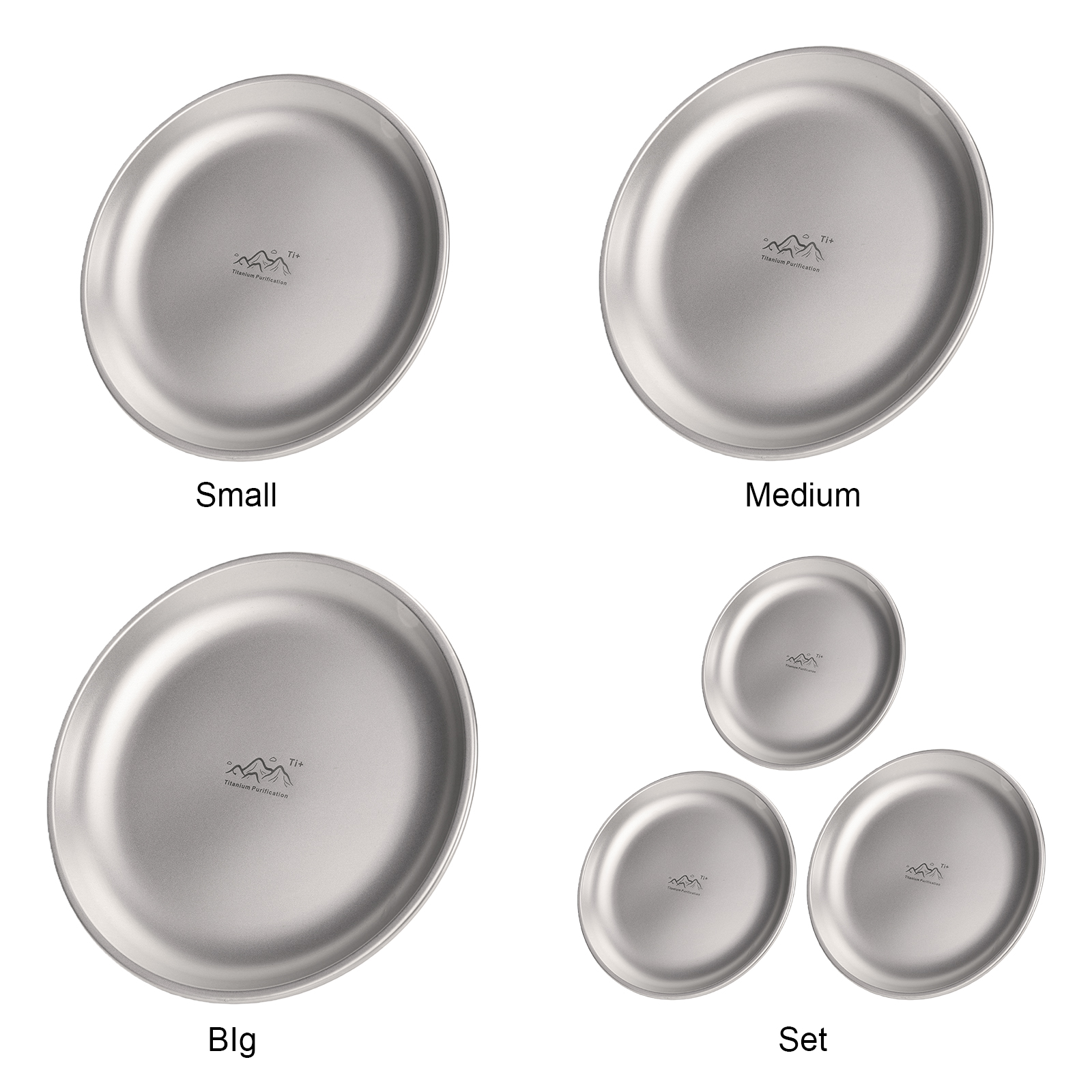 14/17/20cm Titanium Camping Pl - Camping Cooking Disc ulasan dan harga