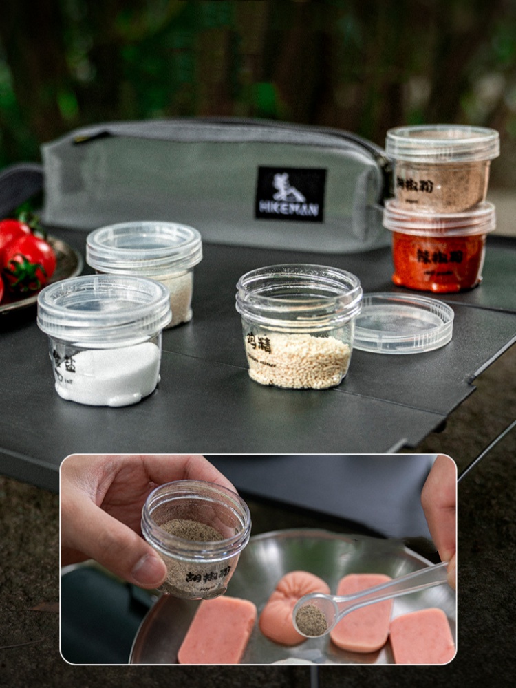 Outdoor Seasoning Box Set Camp - Camping Cooking Container ulasan dan harga