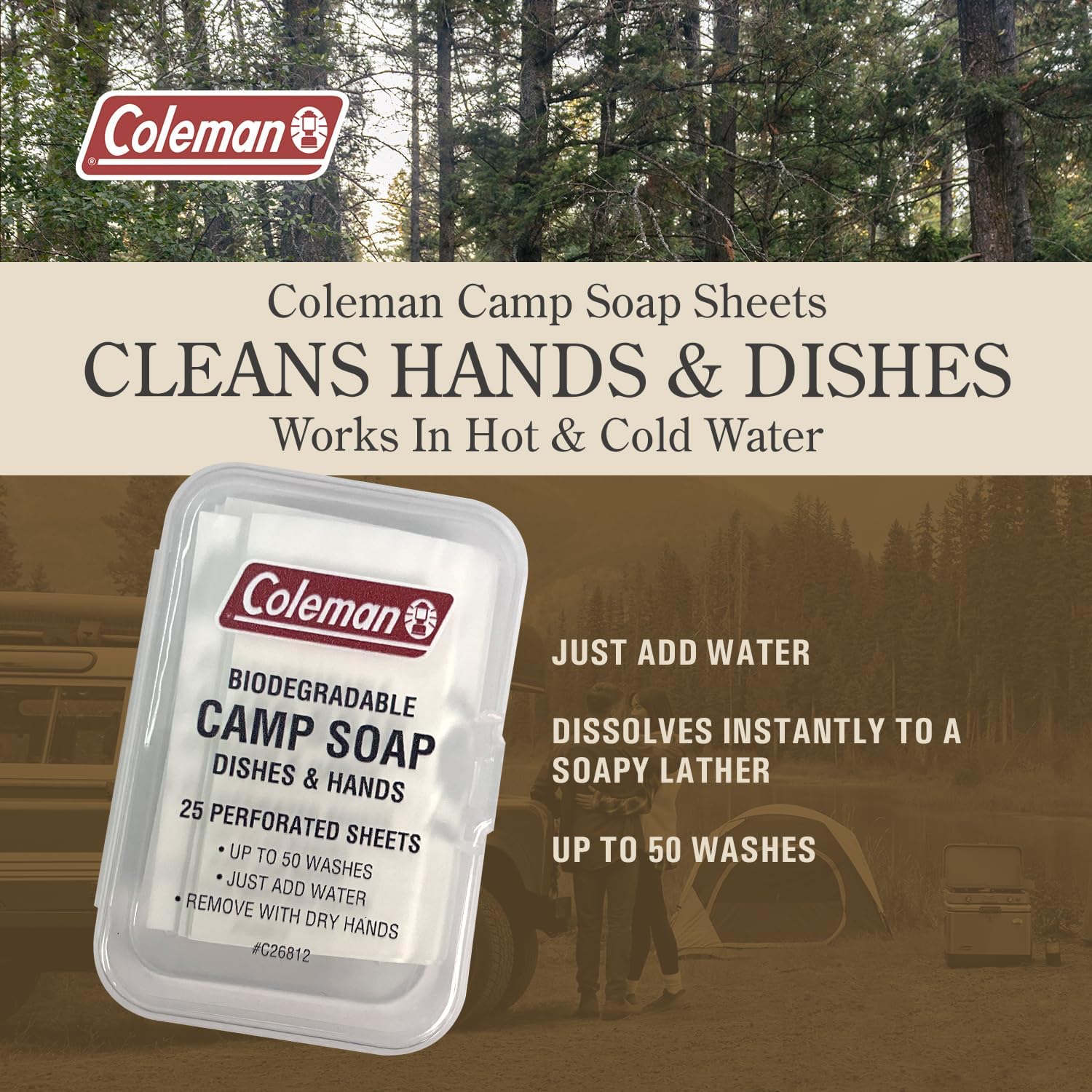 Camp Soap Sheets for Camping – - Biodegradable Soap Camp ulasan dan harga