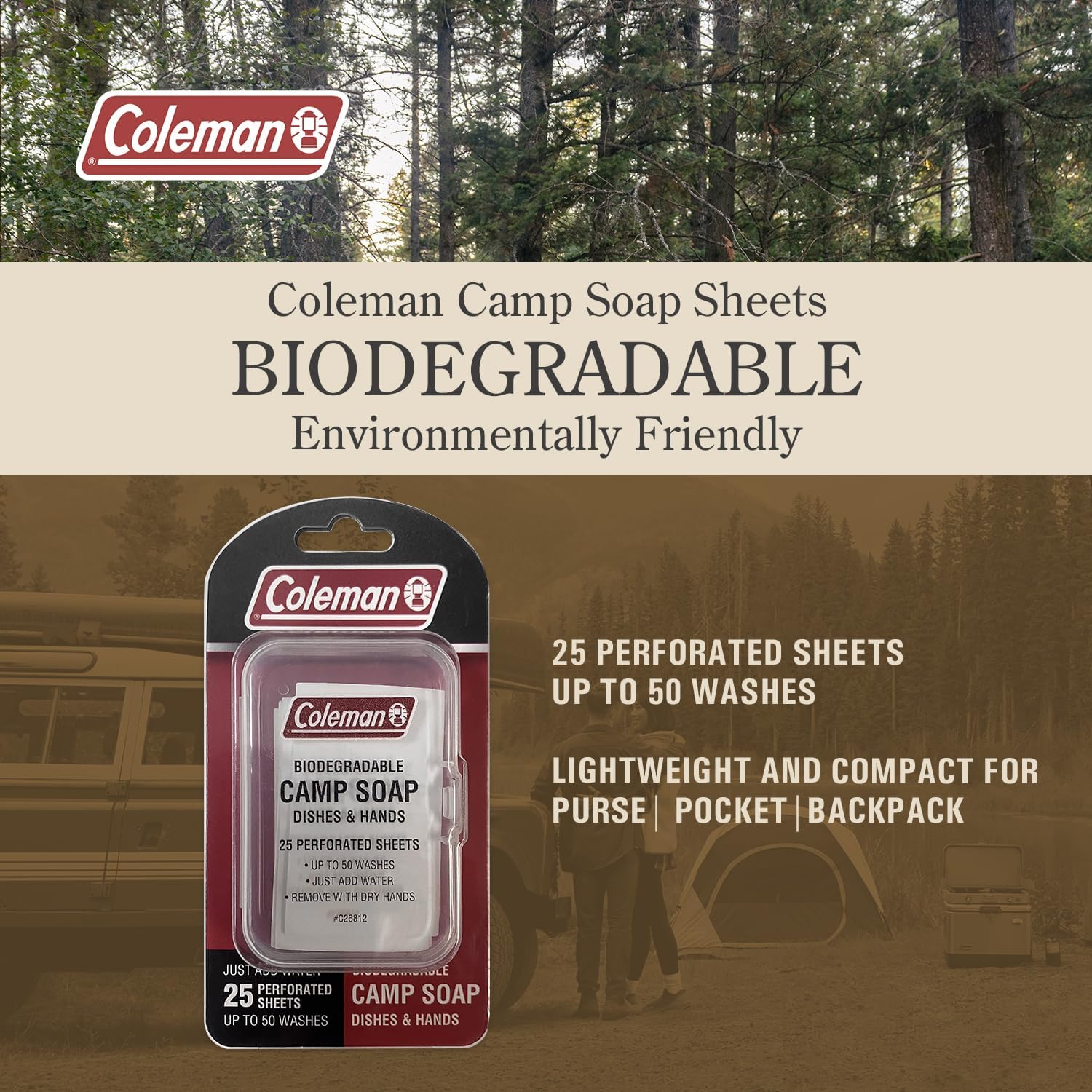 Camp Soap Sheets for Camping – - Biodegradable Soap Camp ulasan dan harga