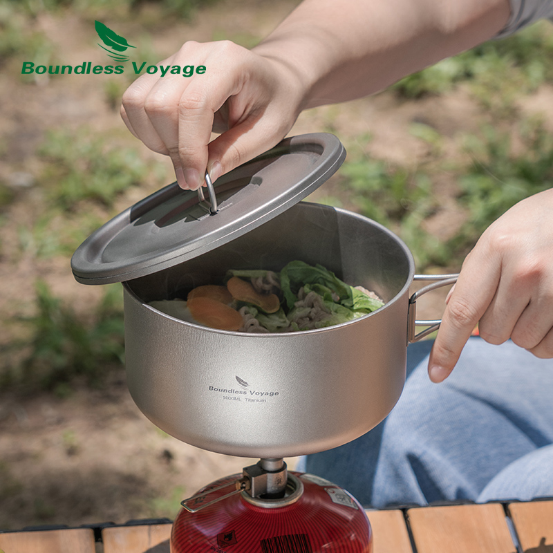 Boundless Voyage Titanium Camp - Camping Cooking Container ulasan dan harga