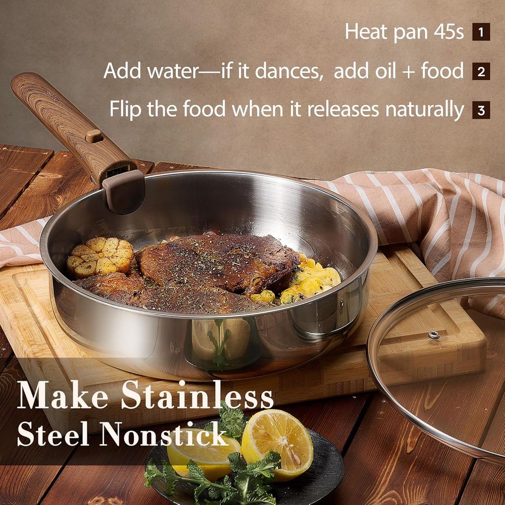 Detachable Handle Pots and Pan - Camping Cooking Set Detachable Handle ulasan dan harga